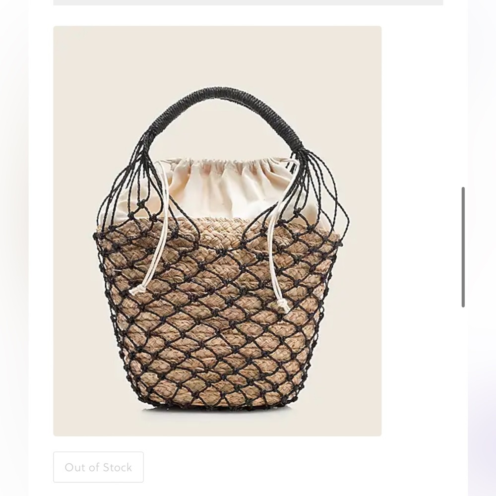 Jcrew Sedona straw basket bag